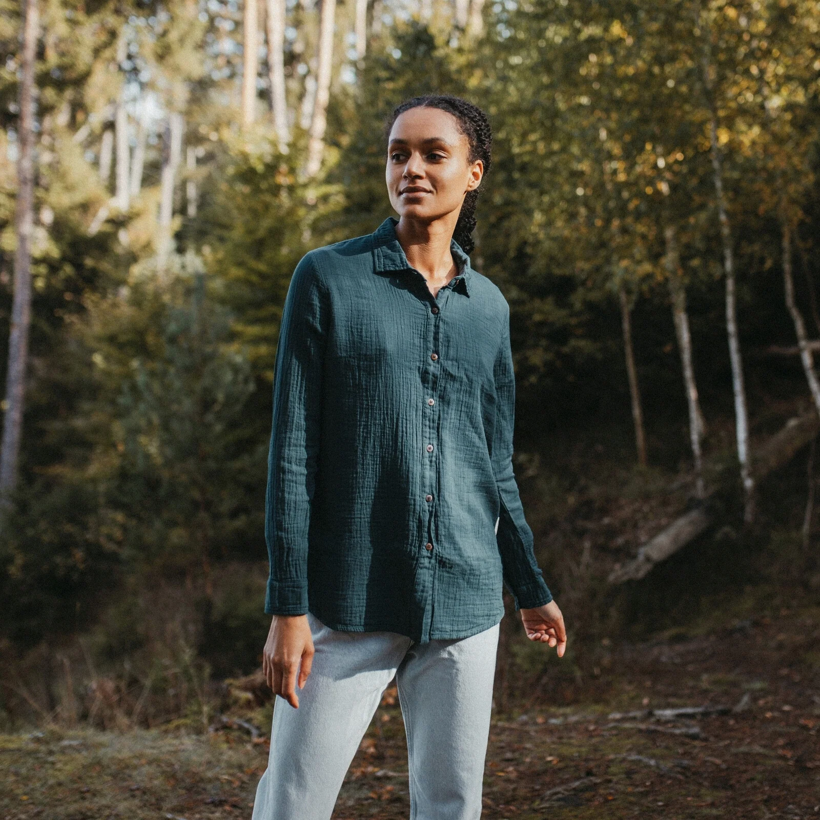 Musselin Bluse Fenja - Image 7
