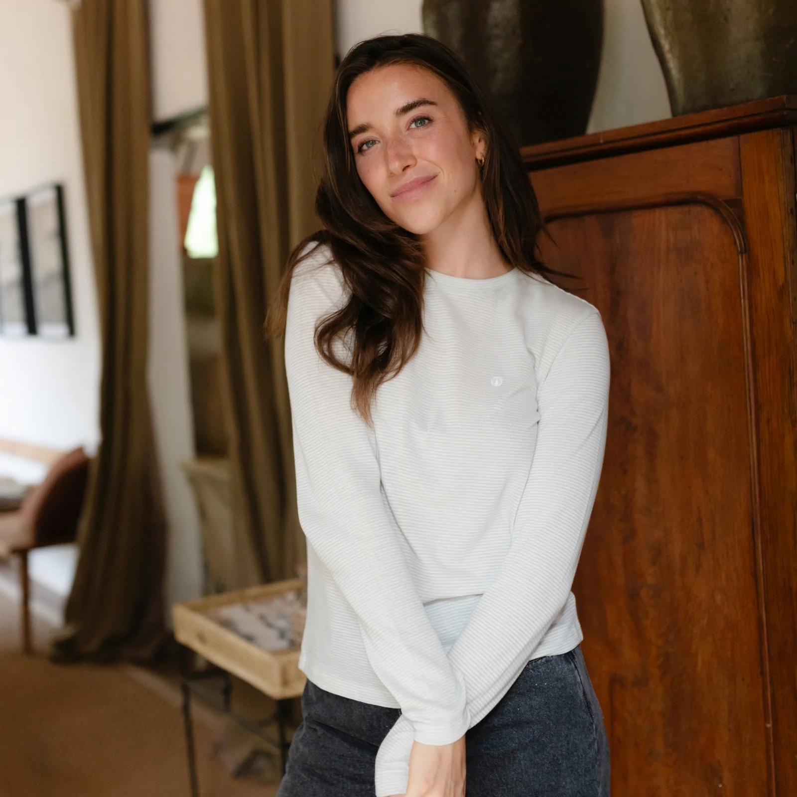 Gestreiftes Langarmshirt Alva - Image 19