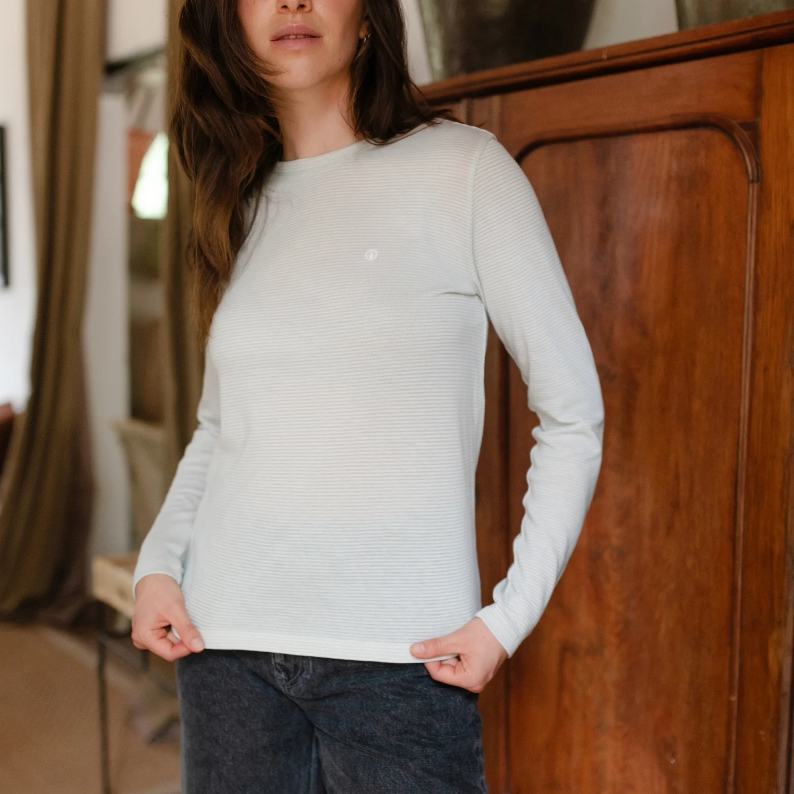 Gestreiftes Langarmshirt Alva - Image 5