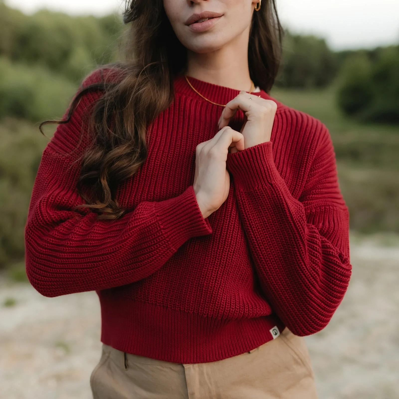 Grobstrick Pullover Mara
