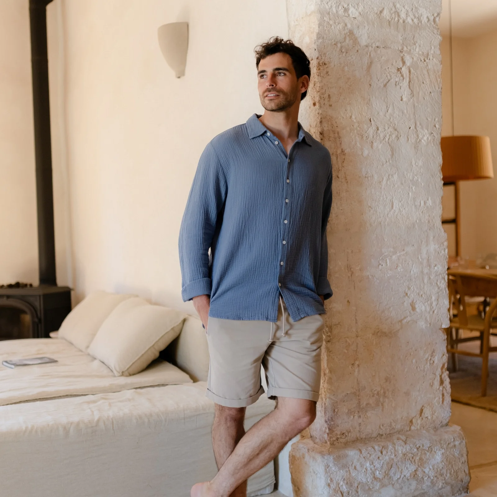 Herren Musselin Hemd Lias - Image 19