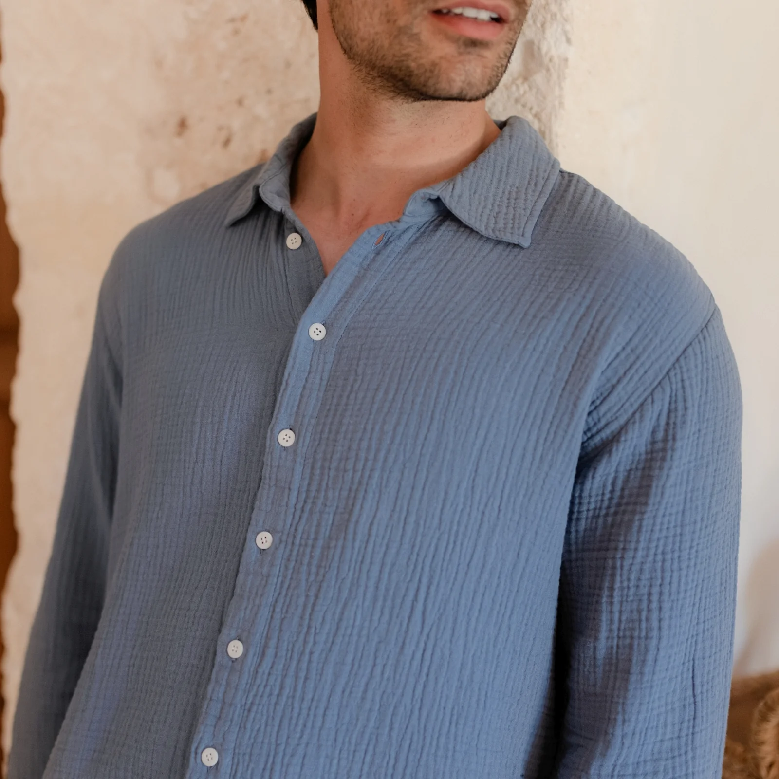 Herren Musselin Hemd Lias - Image 28