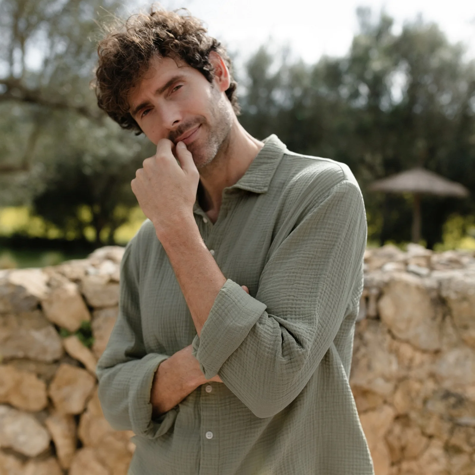 Herren Musselin Hemd Lias - Image 19