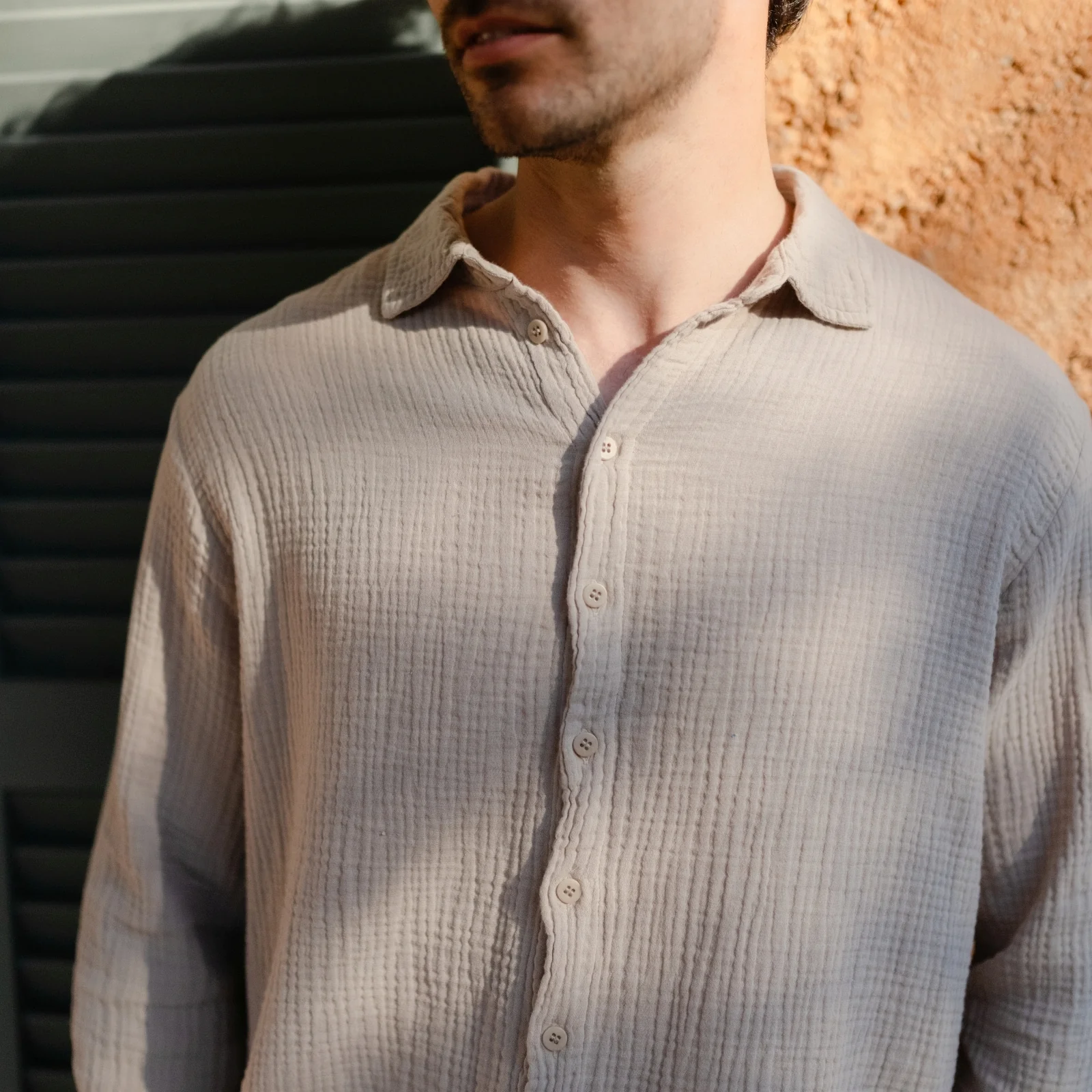 Herren Musselin Hemd Lias - Image 10