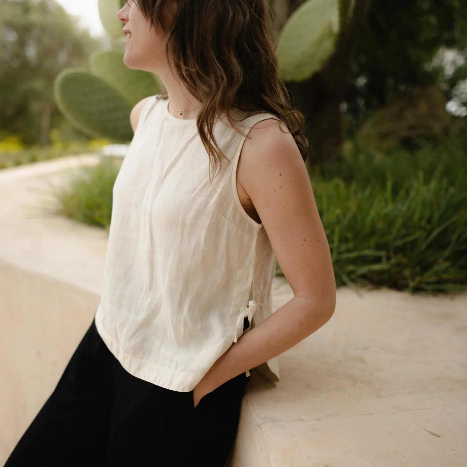 Leinen Top Elsa - Image 3