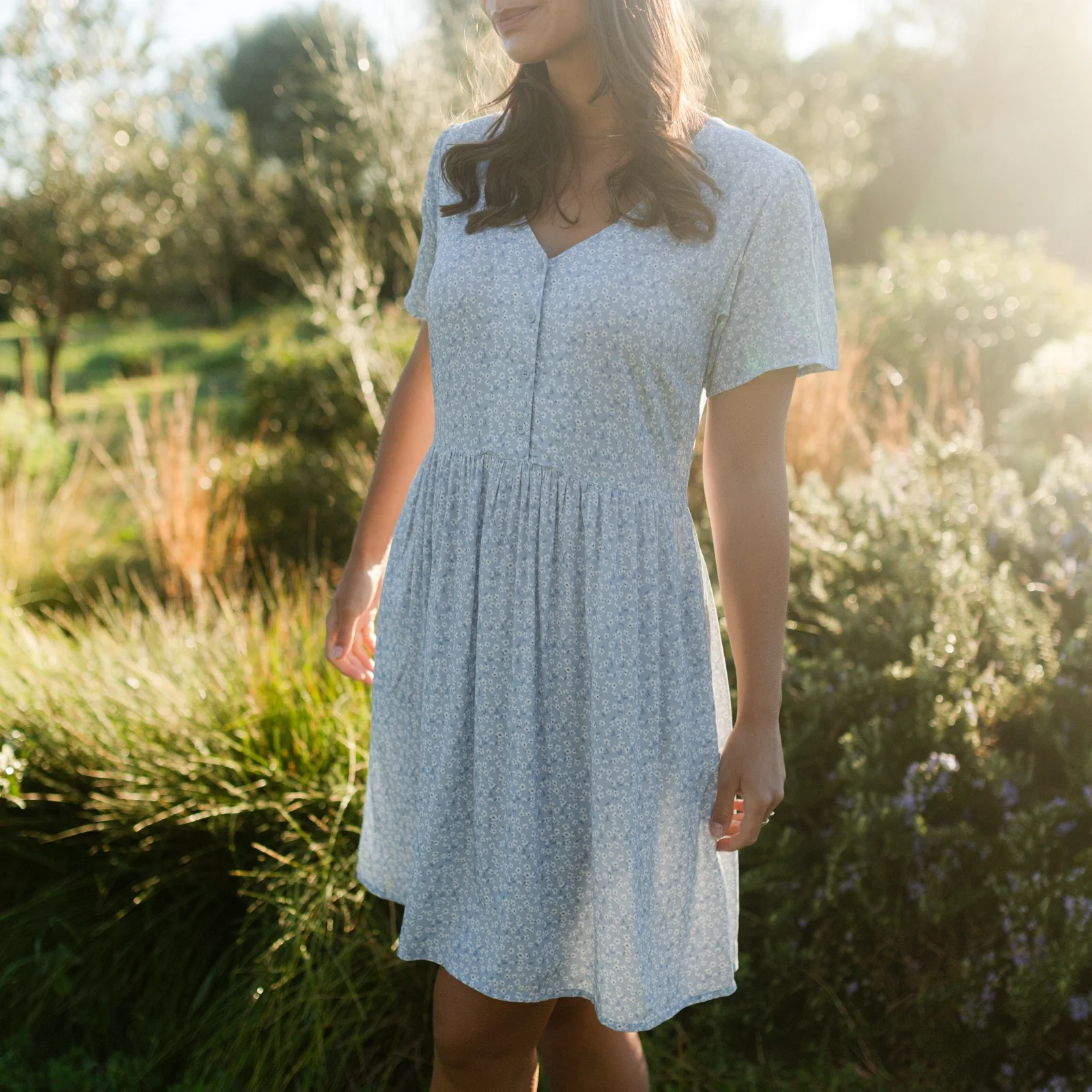 Mini Kleid Svante mit Blumenmuster - Image 22