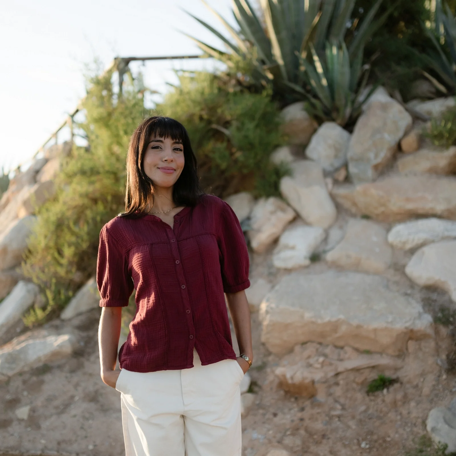 Musselin Bluse Emi - Image 11