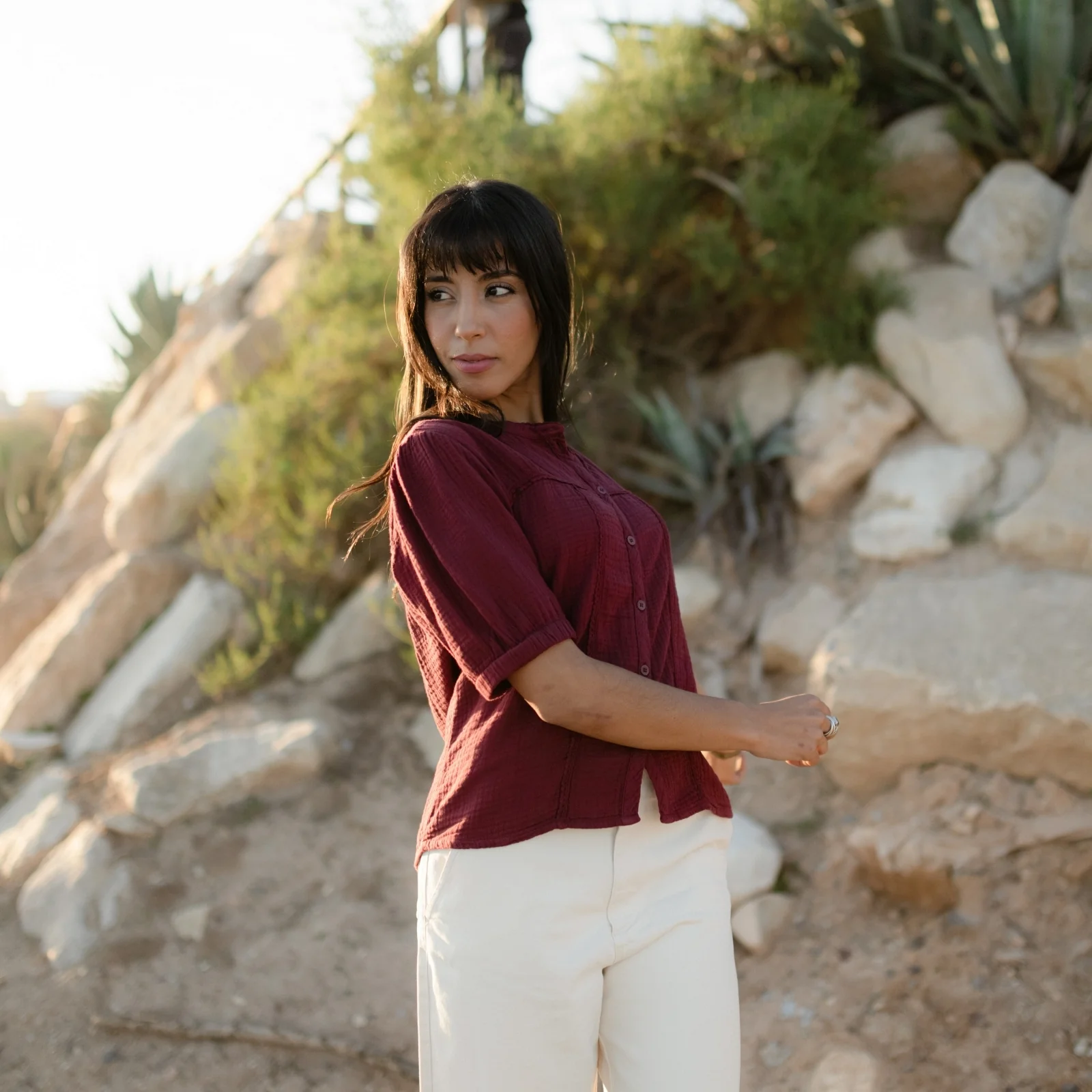 Musselin Bluse Emi - Image 13