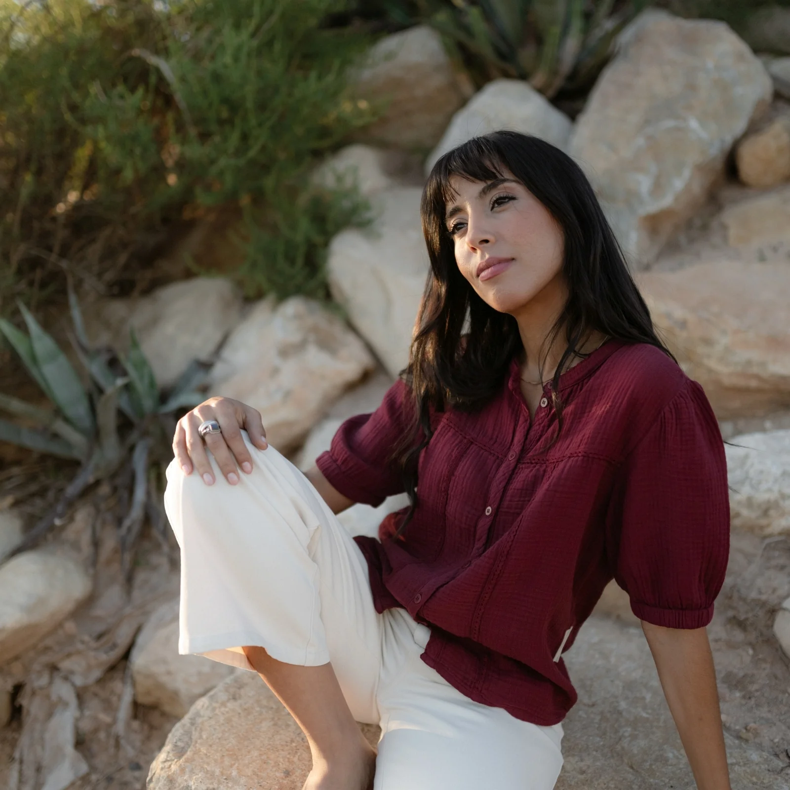 Musselin Bluse Emi - Image 18