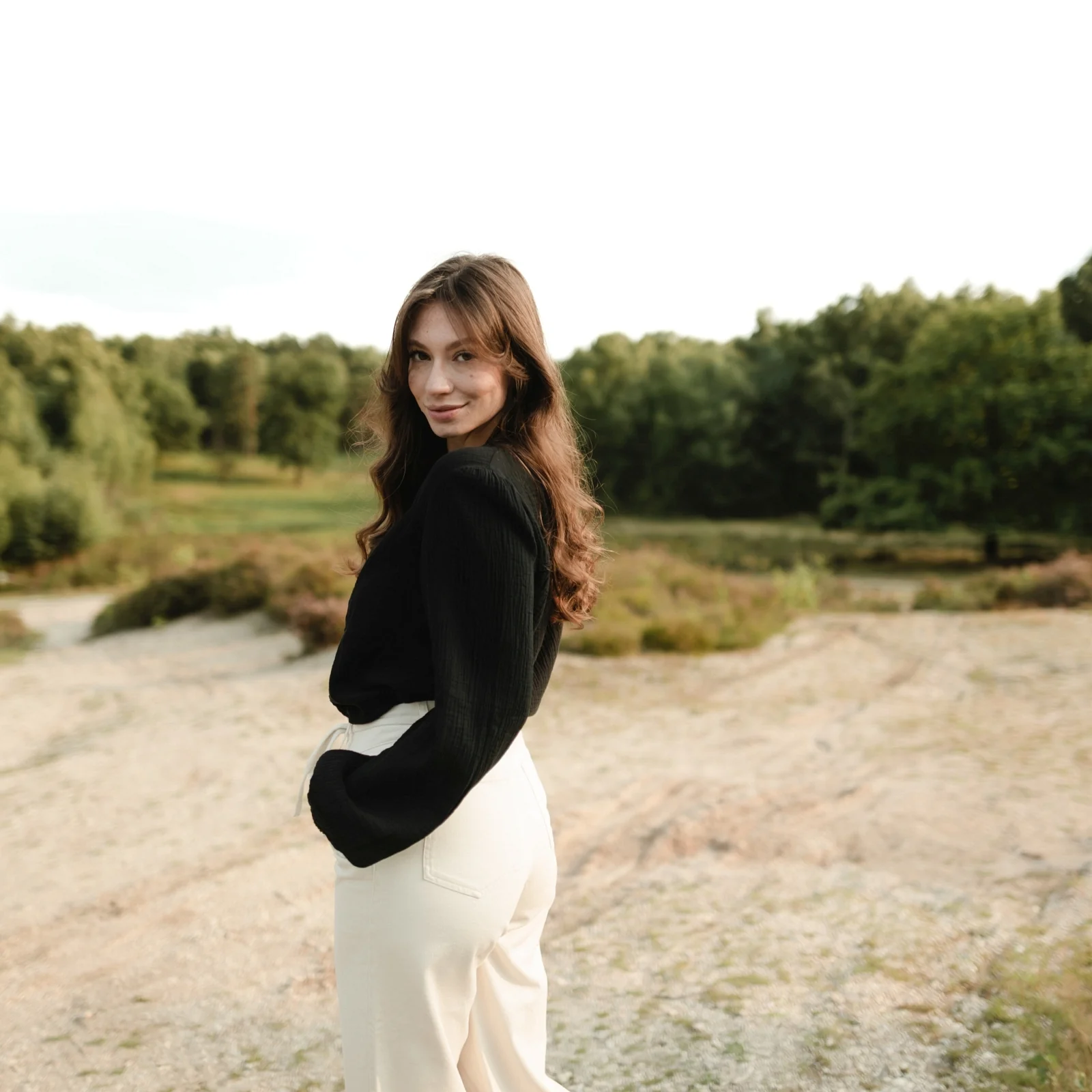 Musselin Bluse Emi Langarm - Image 18