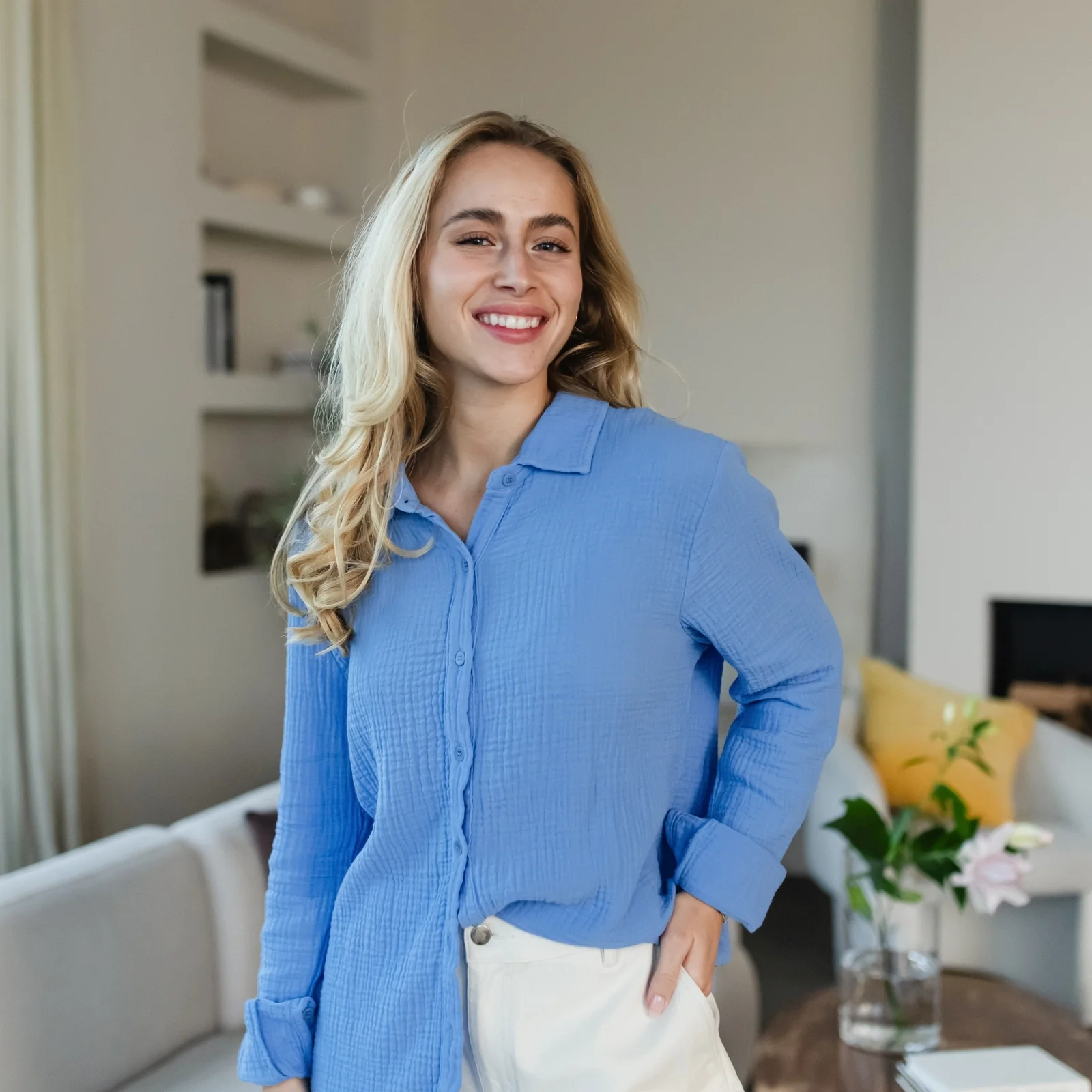 Musselin Bluse Fenja - Image 12
