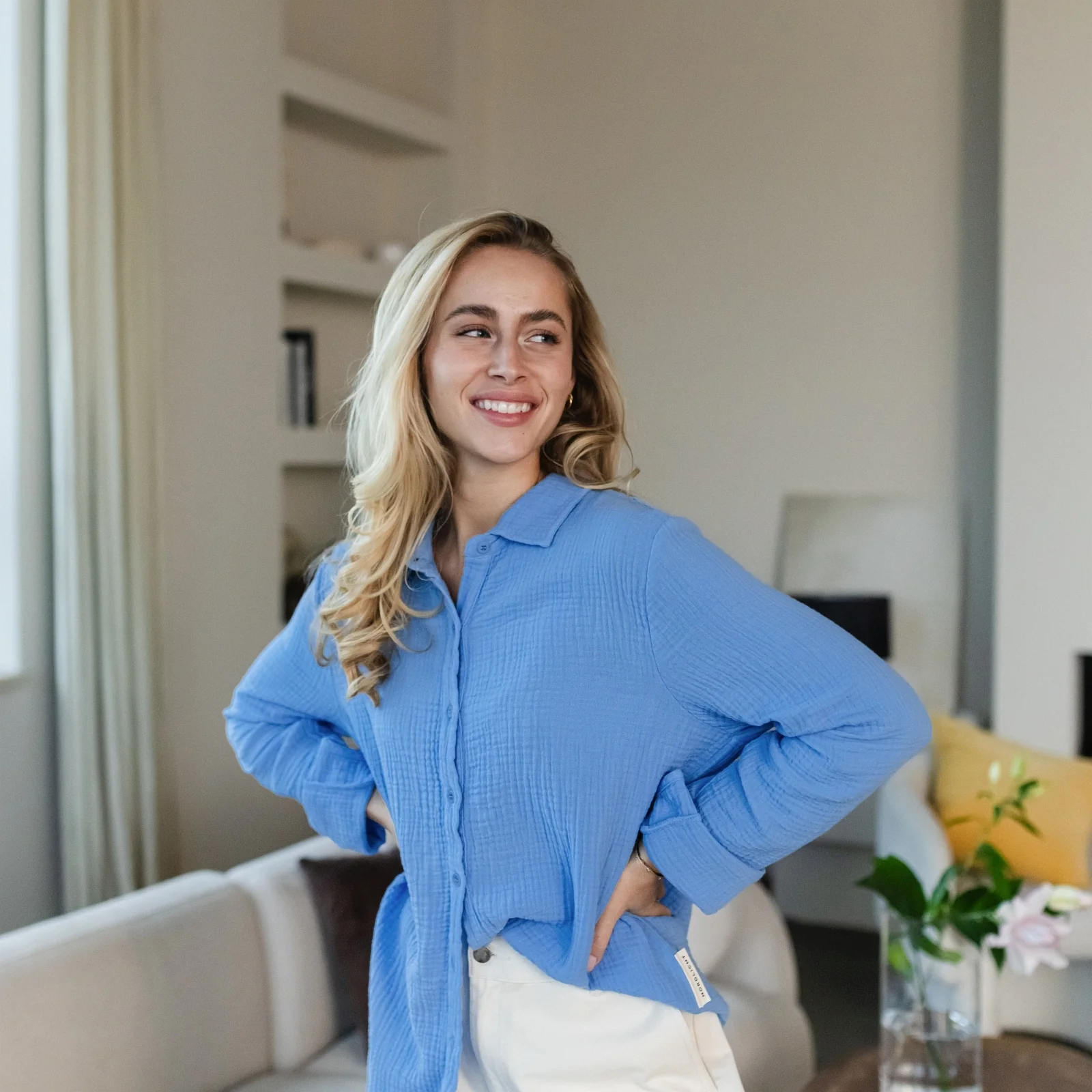 Musselin Bluse Fenja - Image 15