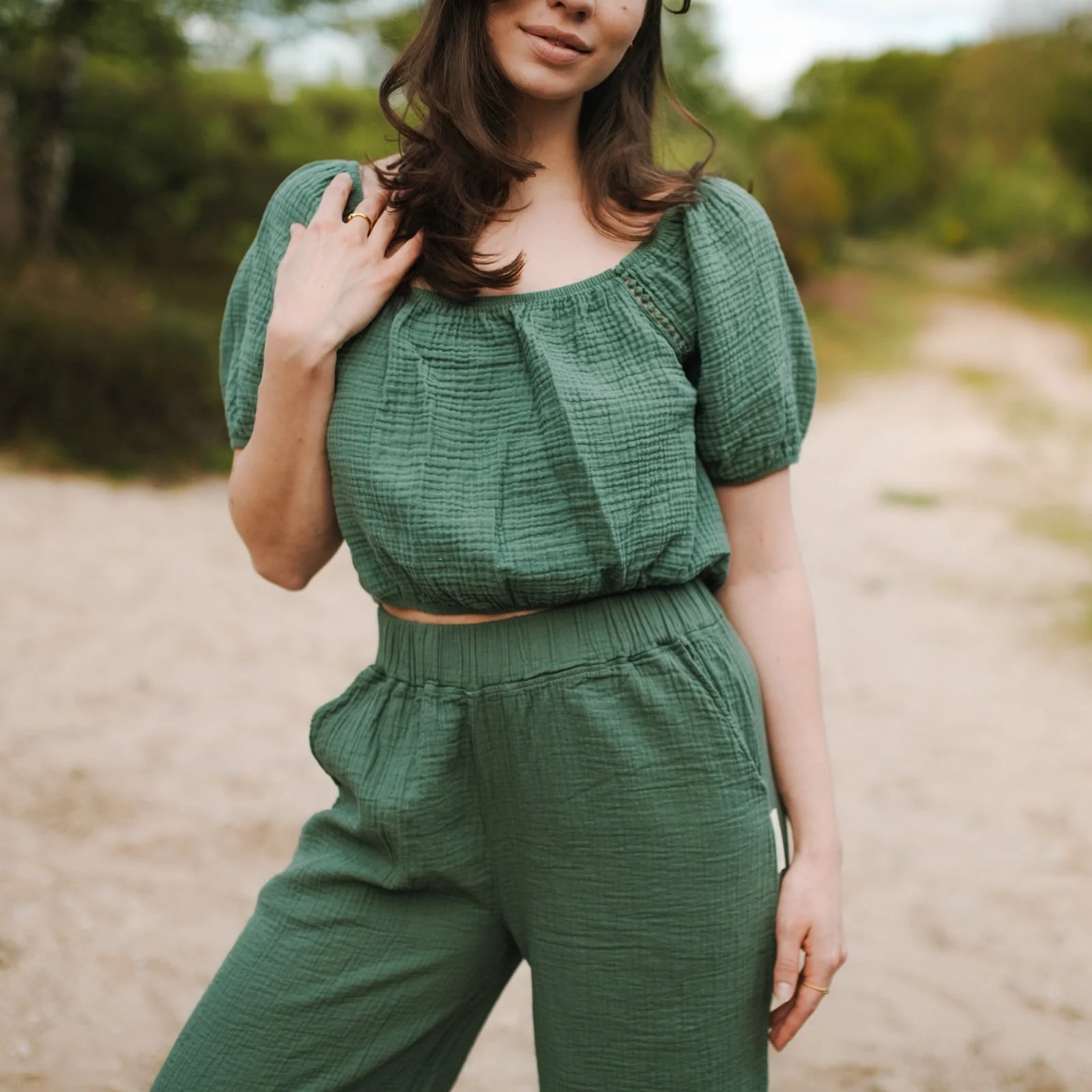 Musselin Crop Top Mailin - Image 2