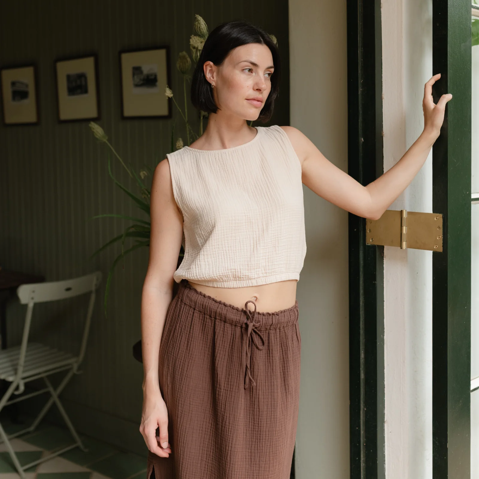 Musselin Crop Top Marie - Image 10