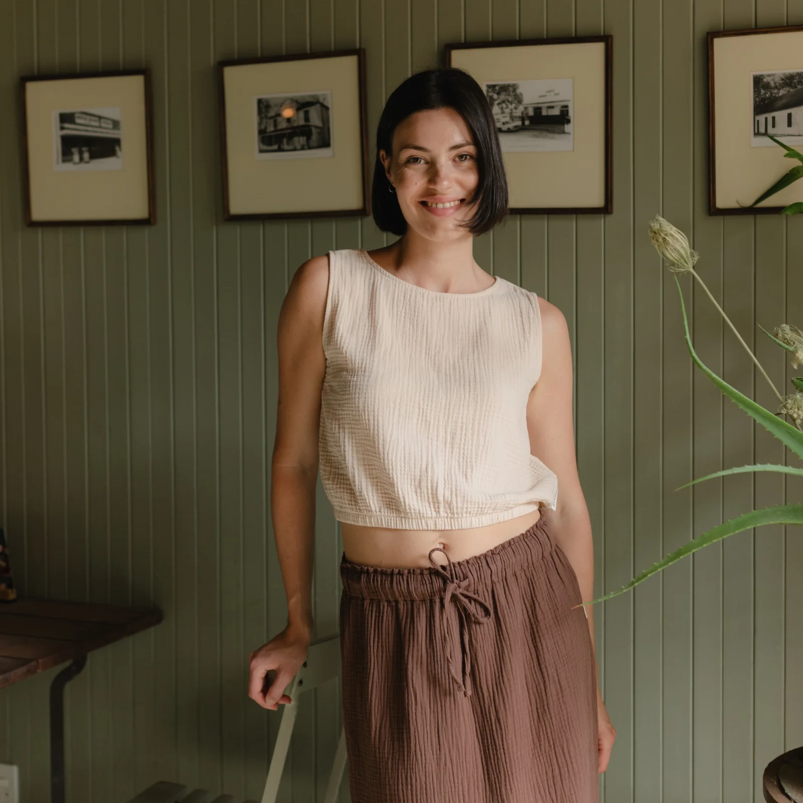 Musselin Crop Top Marie - Image 4