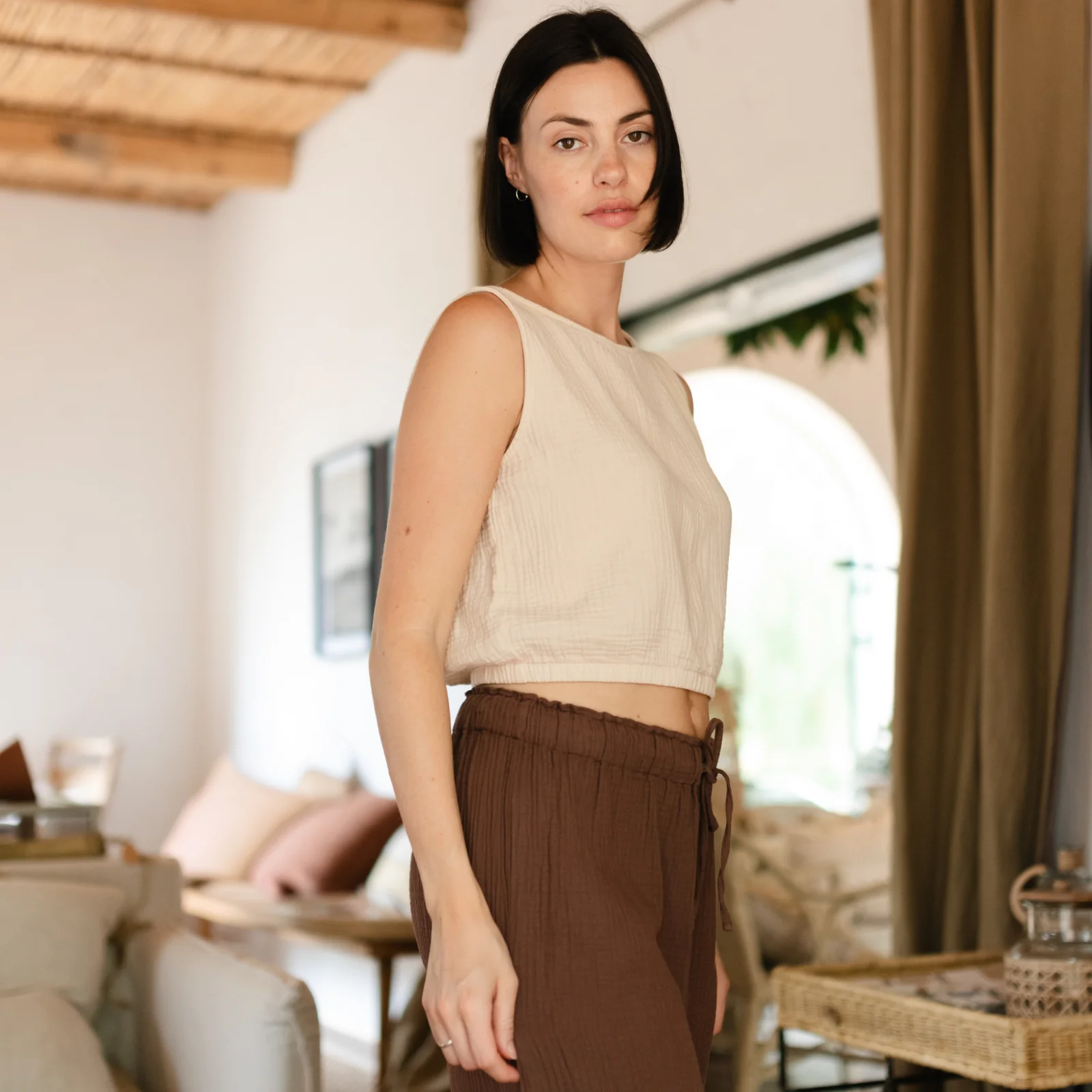 Musselin Crop Top Marie - Image 6