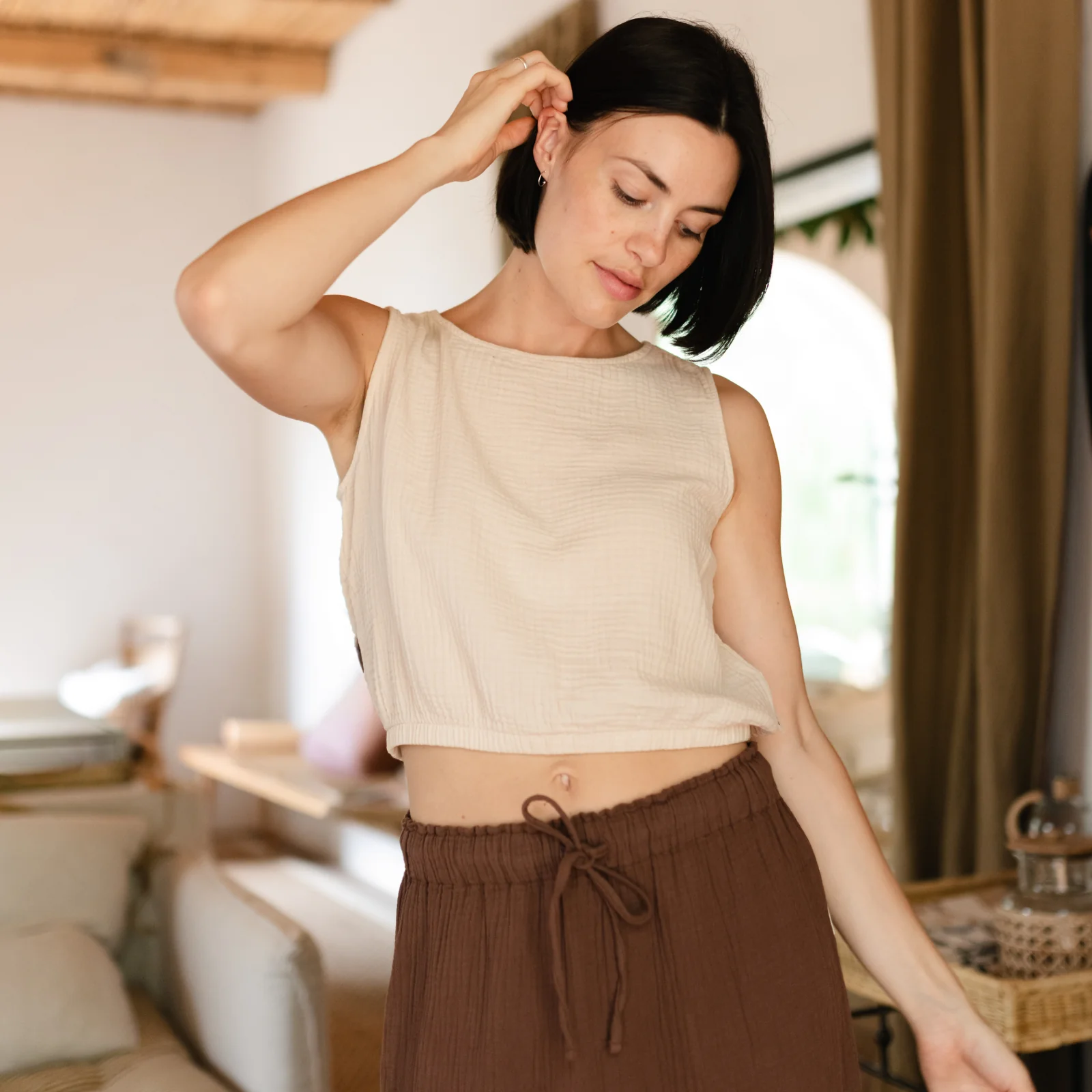 Musselin Crop Top Marie - Image 7