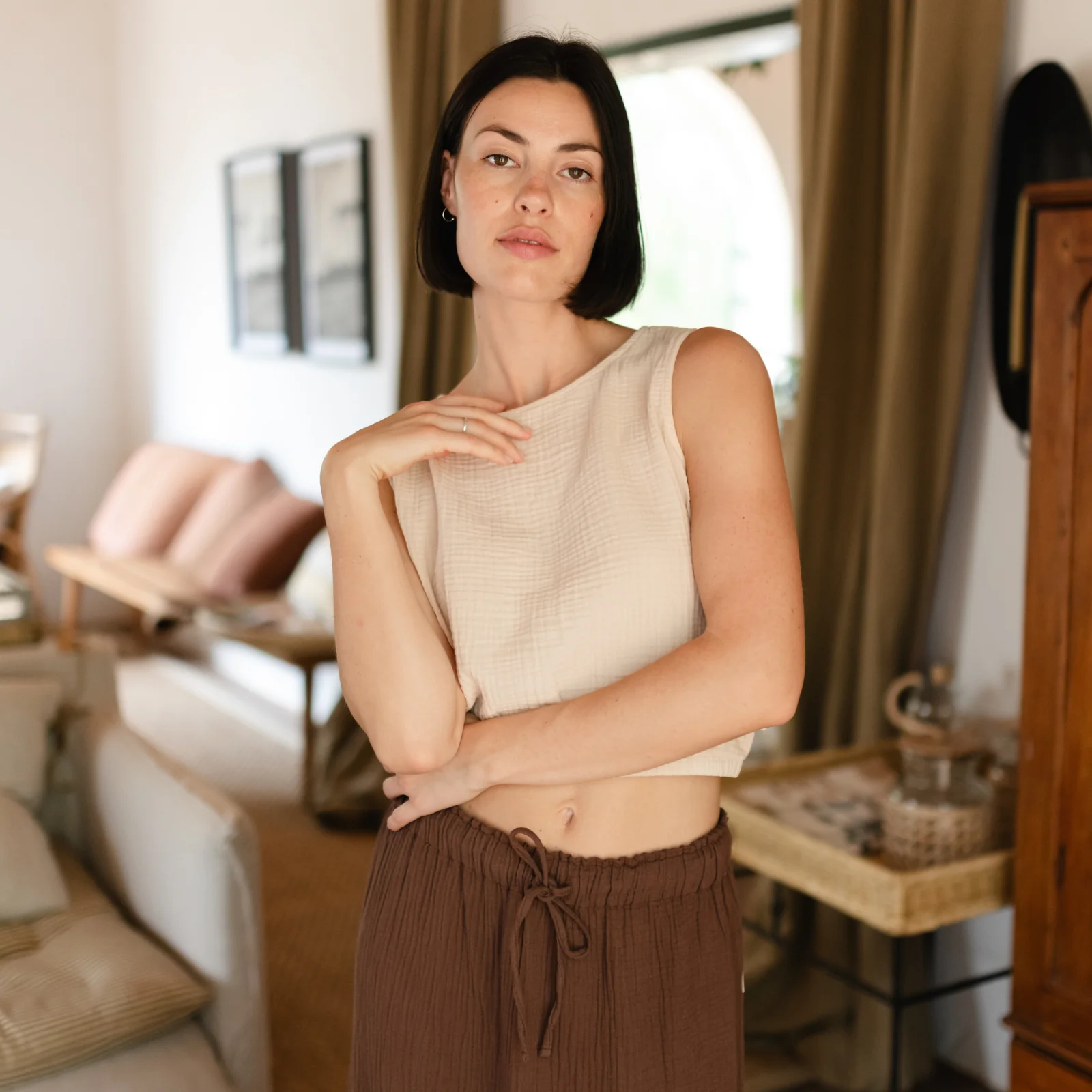 Musselin Crop Top Marie - Image 9