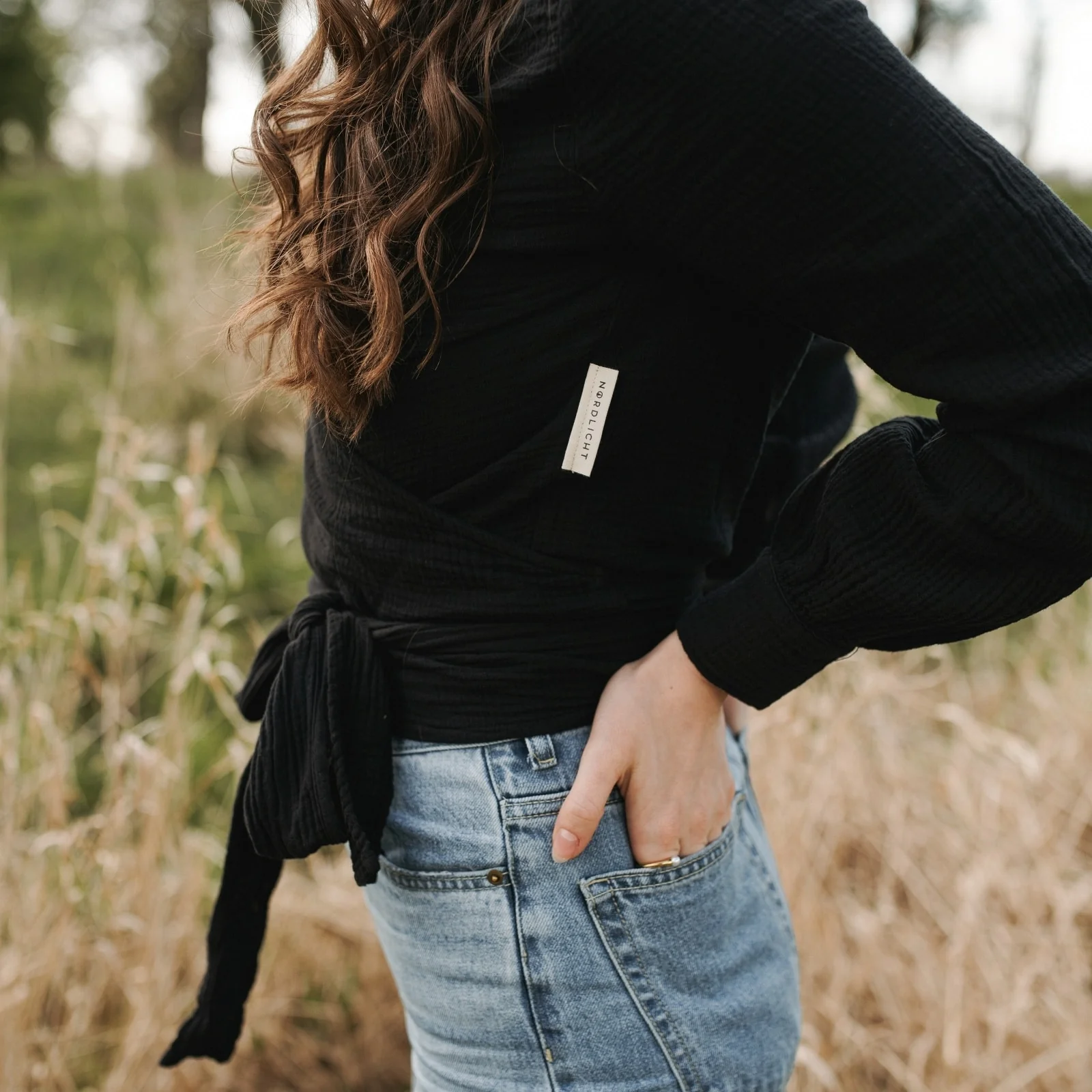 Musselin Wickelbluse Freda - Image 9
