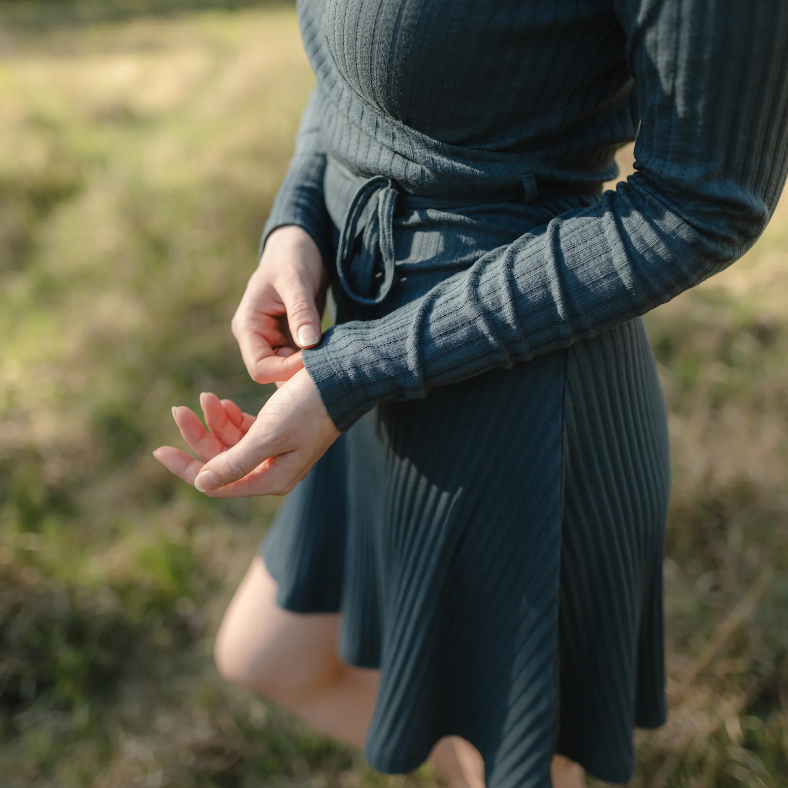Pointelle Wickelkleid Antje - Image 11